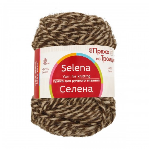 Пряжа из Троицка "Селена"   100\% шерсть   5 шт. х  100 г  160 м №896М