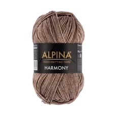 Пряжа ALPINA "HARMONY"   100\% мериносовая шерсть   10 шт. х  50 г  175 м ± 5 м №03 св.коричневый