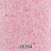 Бисер Чехия круглый 5   10/0   2.3 мм  500 г 38394 (Ф207) св.розовый мат.