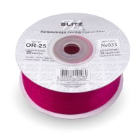 Лента капроновая 25 мм ( 1 ")  "BLITZ"   OR-25   22.8 м ± 0.5 м №033 лиловый