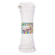 Пряжа ARACHNA "ZABAVA"   51\% хлопок, 49\% полиэстер   3 шт. х  330 г ± 10 г  25 м №305 молочный