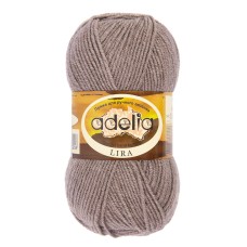 Пряжа ADELIA "LIRA"   100\% акрил   10 шт. х  50 г  200 м ± 5 м №06 серо-бежевый