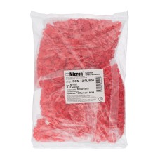 Кнопка "Micron"   POM-12 FL/500   Кнопки пластиковые   пластик  d 12 мм  500 шт. № 003 красный