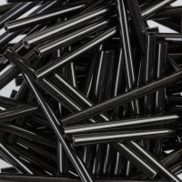 Бисер Чехия TUBES   321-11001   50 x 3 мм  50 г 23980 черный