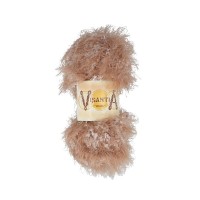 Пряжа VISANTIA "KUZU"   70\% полиэстер, 30\% нейлон   5 шт. х  100 г  55 м ± 3 м №12 бежевый