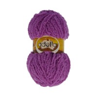 Пряжа ADELIA "SOFIA"   100\% полиэстер   10 шт. х  50 г  90 м ± 6 м №18 сиреневый