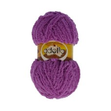 Пряжа ADELIA "SOFIA"   100\% полиэстер   10 шт. х  50 г  90 м ± 6 м №18 сиреневый