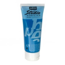 Краска акриловая "PEBEO"   Studio Acrylics   100 мл 831-049 циан