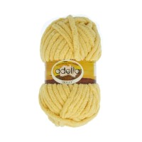 Пряжа ADELIA "DOLLY"   100\% полиэстер   5 шт. х  100 г  40 м ± 3 м №03 св.желтый