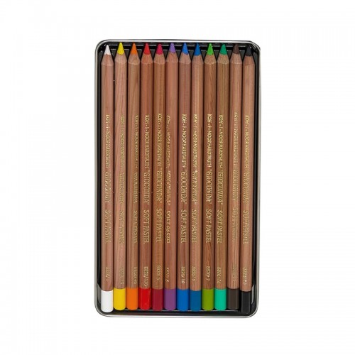 "KOH-I-NOOR Hardtmuth"   Gioconda   Мелки сухие в карандаше   12 цв. 8827012005PL в жестяной упаковке