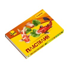 "Лео"   "Ярко"   Пластилин классический   LBMC-0108   160 г ( в картонной упаковке )  8 цв. .
