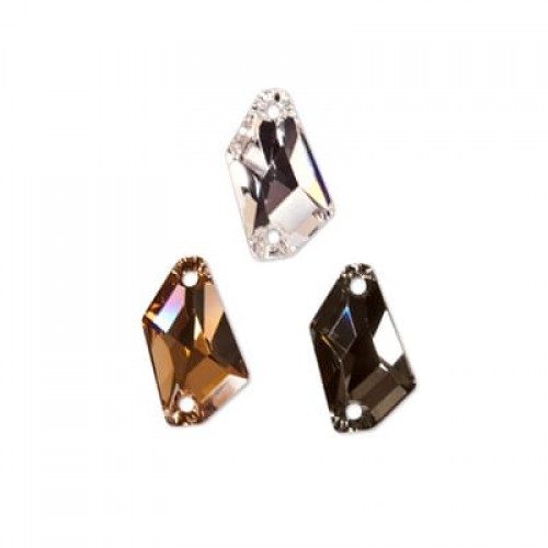 Страз 3267   Crystal   18 х  10 мм  кристалл   6 шт  в пакете белые (crystal 001)