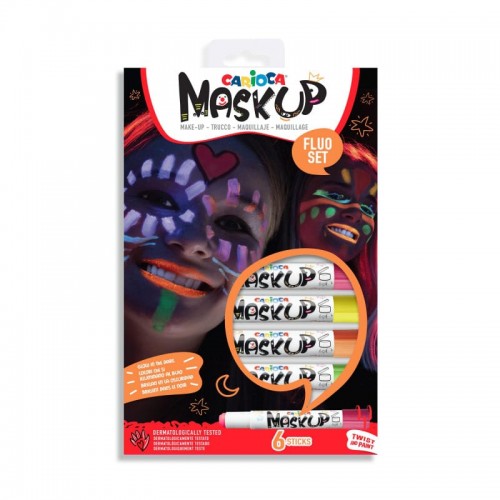 "Carioca"   Грим-стик для лица Neon Mask Up   6 цв. 43156