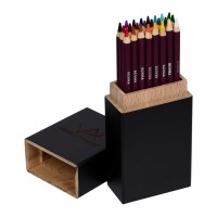 "VISTA-ARTISTA"   "Gallery"   WOOD-24   Набор цветных карандашей в деревянном пенале из твердых пород дерева   заточенный   24 цв. .