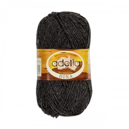 Пряжа ADELIA "DINA"   100\% шерсть   10 шт. х  50 г  100 м ± 5 м  СК/Распродажа №29 голубой