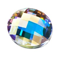 Страз неклеевой "PRECIOSA"   438-11-302   Crystal AB   10 мм  стекло   24 шт  в пакете перламутр (crystal AB)