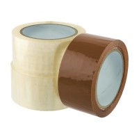 Клейкая лента   66 м прозрачная