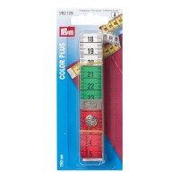 "PRYM"   282120   Сантиметр Color Plus с кнопкой   150 см  1 шт  в блистере шкала в см