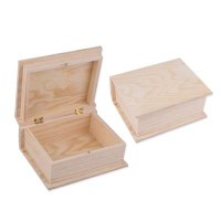 Заготовка для декорирования "Mr. Carving"   PP-016   "коробка"   дерево   18.5 х  15 х  8.5 см .