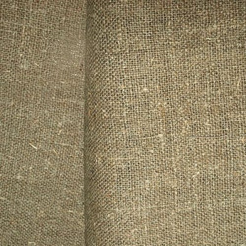 Мешочная (мешковина)   4С81   430 г/кв.м ± 5   ФАСОВКА   100 см х  106 см  100\% лён №330 натуральный (рис.0)