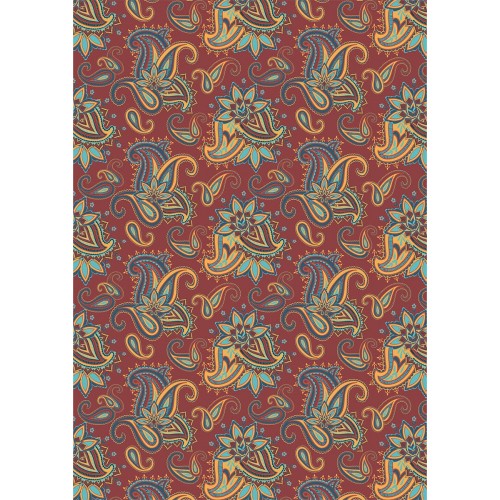 Ткань для пэчворка PEPPY   СКАЗОЧНЫЙ ВОСТОК   ФАСОВКА   50 x 55 см  146 г/кв.м ± 5   100\% хлопок СВ-11 красный