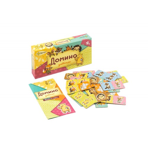 Игра настольная "Эврикус"   "Домино детское"   BG-12018 .