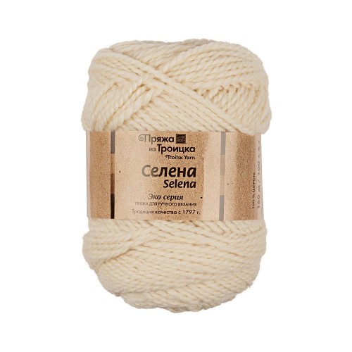 Пряжа из Троицка "Селена"   100\% шерсть   5 шт. х  100 г  160 м №896М