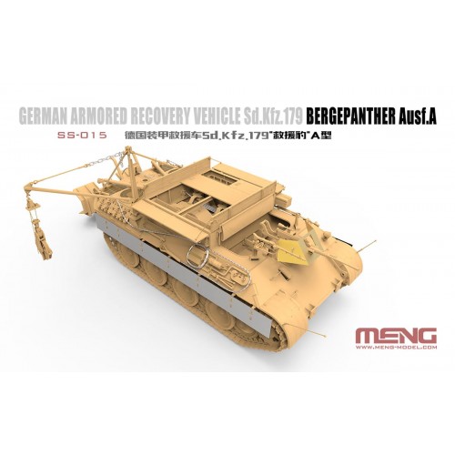 "MENG"   SS-015   "бронированная ремонтно-эвакуационная машина" Recovery Vehicle Sd.Kfz.179 Bergepanther Ausf.A 1/35