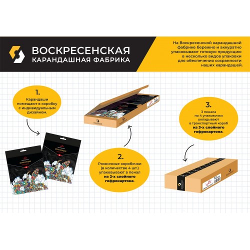 "VISTA-ARTISTA"   "INTENSE"   VICP-48   Набор цветных карандашей   заточенный   4 х  48 цв. .