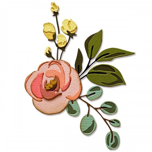 "Sizzix"   665208   Ножи для вырубки   17 шт. Цвести, colorize/ Bloom, colorize by Tim Holtz