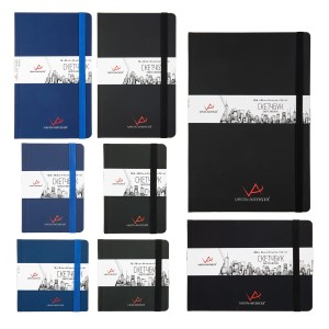 "VISTA-ARTISTA"   VABK-1321   Скетчбук   120  г/м2  21 х  13 см  сшивка   80 л. 02 синий