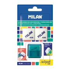 "Milan"   Ластик School 430 в блистере   2,8 х 2,8 х 1,3 см BYM10330