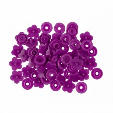 Кнопка "Micron"   POM-12 FL   Кнопки пластиковые   пластик  d 12 мм  15 шт. № 012 сиреневый