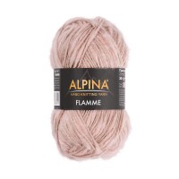Пряжа ALPINA "FLAMME"   59\% хлопок, 29\% шерсть, 12\% акрил   10 шт. х  50 г  90 м ± 5 м №03 античная роза