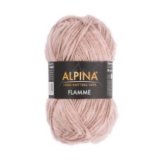 Пряжа ALPINA "FLAMME"   59\% хлопок, 29\% шерсть, 12\% акрил   10 шт. х  50 г  90 м ± 5 м №03 античная роза
