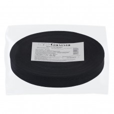 Лента киперная   25 мм  TCT-25   50 м черный/black
