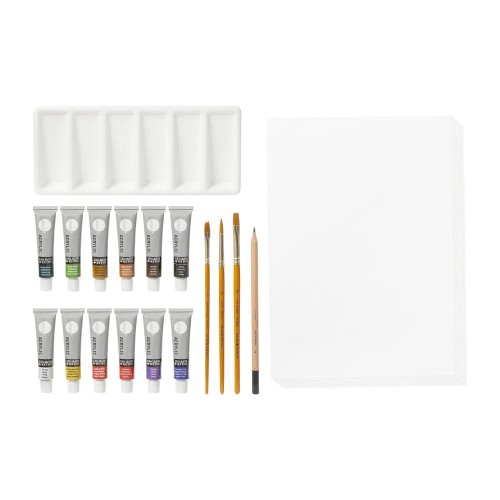 Краска акриловая "Daler Rowney"   набор Simply   12 цв. х  12 мл 126500410