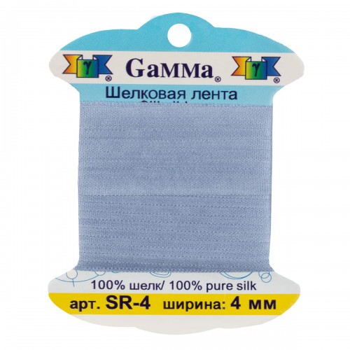 "Gamma"   шелковая   SR-4   ФАСОВКА   0.2 -  4 мм  9.1 м ± 0.5 м №241 св. серый