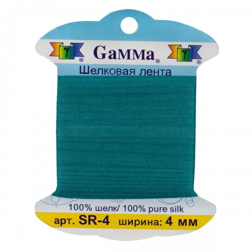 "Gamma"   шелковая   SR-4   ФАСОВКА   0.2 -  4 мм  9.1 м ± 0.5 м №178 т. бирюзовый