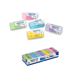 "Giotto"   Ластик пастельные цвета   60 шт. F241600