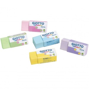 "Giotto"   Ластик пастельные цвета   60 шт. F241600