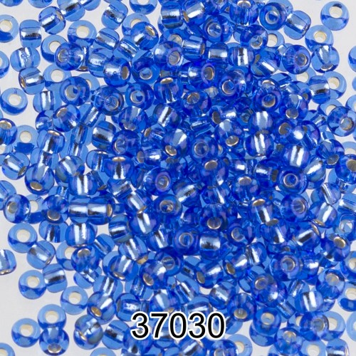 Бисер Чехия круглый 5   10/0   2.3 мм  500 г 37030 (Ф266) св.голубой