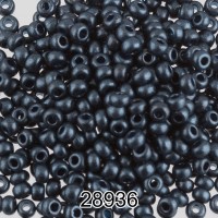 Бисер Чехия круглый 4   10/0   2.3 мм  500 г 28936 (Ф318) т.синий