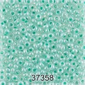 Бисер Чехия круглый 5 10/0 2.3 мм 500 г 37358 (Ф354) св.зеленый