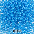 Бисер Чехия круглый 4 10/0 2.3 мм 500 г 16336 (Ф403) голубой