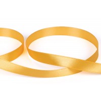 Лента атласная 12 мм ( 1/2 ")  "Gamma"   33 м ± 2 м №525L(14-0850) желтый
