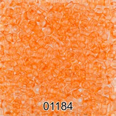 Бисер Чехия круглый 5   10/0   2.3 мм  500 г 01184 (Ф416) оранжевый