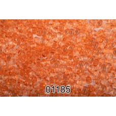 Бисер Чехия TWIN 3   321-96001   2.5 x 5 мм  500 г 01185  (T55) т.оранжевый