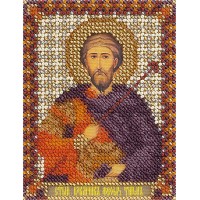 Набор для вышивания "PANNA" CM-1482   "Икона Святого Великомученика Феодора Тирона" 8.5  х 10.5  см