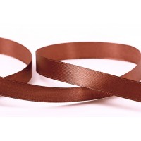 Лента атласная 12 мм ( 1/2 ")  "Gamma"   33 м ± 2 м №037 св.коричневый